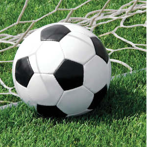 Amscan: Soccer Ball party napkins pack of 18