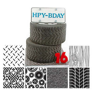 Manly Texture impression mat set 6