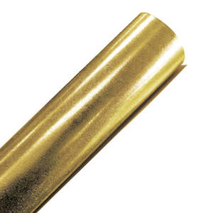 CAKE BOARD COVERING FILM GOLD 510MM x 10 METRE ROLL