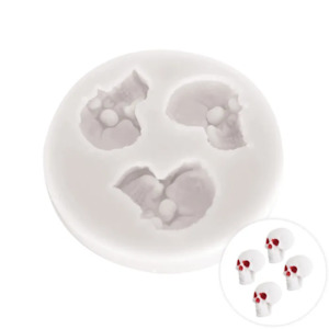Bake Boss: Small skulls silicone mould