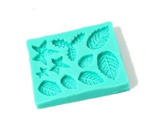 Bakegroup: Christmas Leaves silicone mould