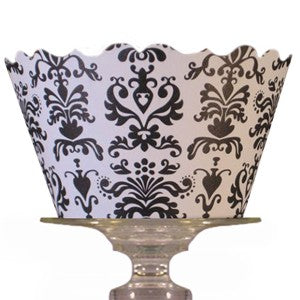 Bella Cupcake Couture: Cupcake wrappers Lu Lu black and white
