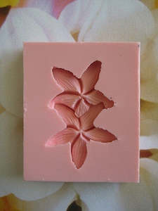Frangipani (DOUBLE) silicone mould 45mm