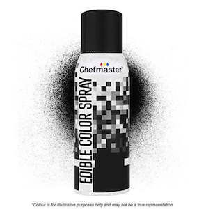 Chefmaster: Chefmaster edible colour spray for icing Black (North Island Urban Delivery ONLY)
