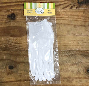 Ck: Cotton gloves for handling isomalt Sml/Med