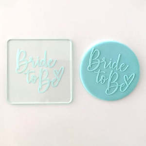 Create A Cutter: Debosser Bride to be embosser