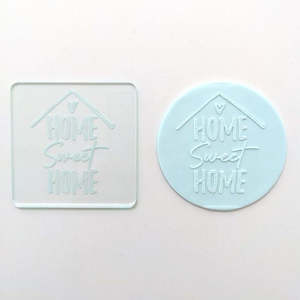 Create A Cutter: Debosser Home Sweet Home embosser