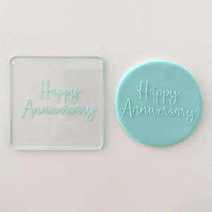 Create A Cutter: Debosser Happy Anniversary embosser