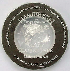 Hamilworth: Olive Green Floral Tape 13mm