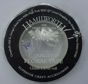 Hamilworth: Black Floral Tape 13mm