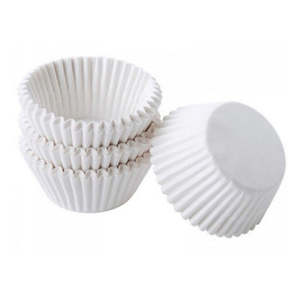 Homestyle Chocolates: White mini candy truffle cups (100)