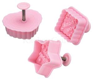 Kitchencraft: Sweetly Doesit message plunger cutter set 3