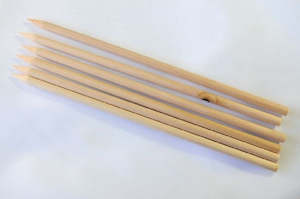 Wooden cake dowel skewers (12 pack)