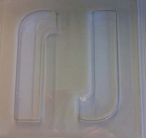 Jumbo Letter alphabet Chocolate Mould J