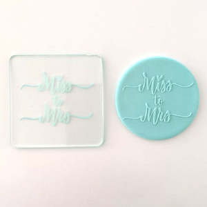 Debosser Miss to Mrs embosser