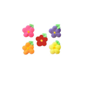 19mm rainbow pack 24 royal icing daisy daisies
