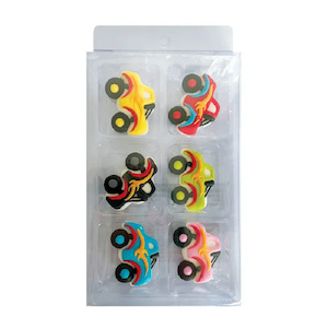 Cake Craft Usa: Monster Truck SUGAR DECORATIONS 6 PIECE PACK