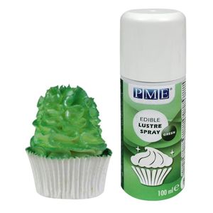 PME Edible lustre spray Green 100ml (North Island Urban Delivery ONLY)