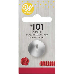 Standard Wilton icing nozzle tip No 101 Petals