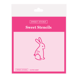 Animals Animal Print Stencils: Easter Bunny Rabbit Stencil by Sweet Sticks
