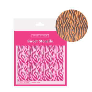 Animals Animal Print Stencils: Animal Tiger Stencil by Sweet Sticks
