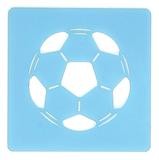 Soccer ball stencil