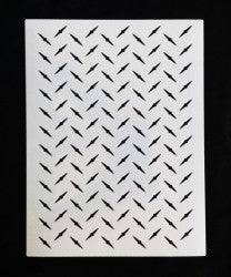 Vehicles Games Sporting Stencils: Checker plate diamond plate stencil