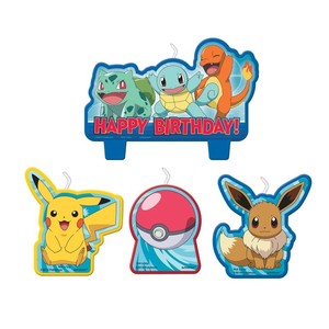 Pokemon set 4 Candles