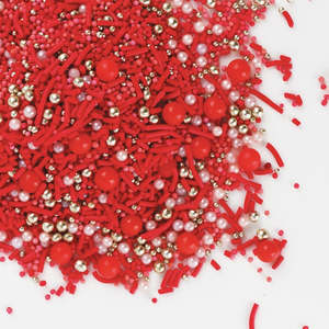 Christmas Sprinkles Candy: Strawberry Jam sprinkle medley 85g