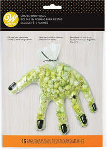 Halloween Packaging: Zombie or Monster hand Halloween Treat bags
