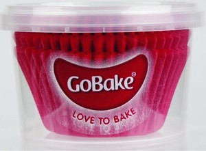 Red standard cupcake papers