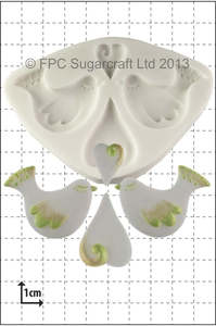 Love Birds and Hearts silicone mould