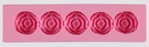 Valentines Silicone Icing Moulds: Chain of roses silicone border mould