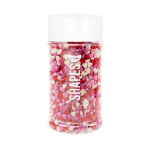 Valetines Sprinkles: Mini hearts sprinkles bright colours 70g