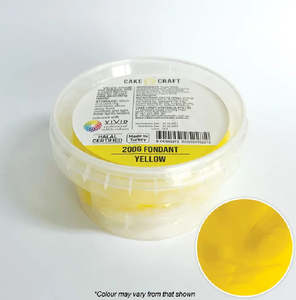 Easter Icing: Cake Craft 200g fondant icing Yellow
