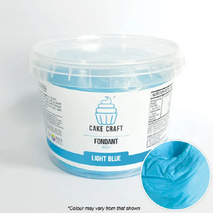 Easter Icing: 1kg Cake Craft Fondant Light Blue