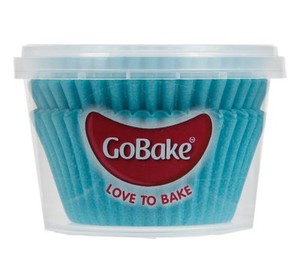 Blue standard cupcake papers (light)