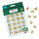 Christmas sugar icing decorations 24 pack That's a wrap Gold bows