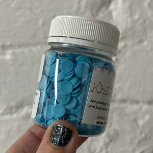 Blue Sprinkles: Blue sequins confetti sprinkles