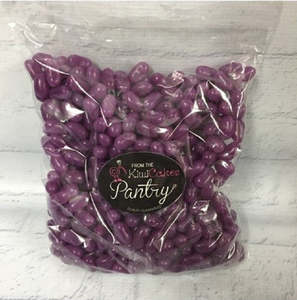 Purple Sprinkles: Purple Jelly Beans candy lollies