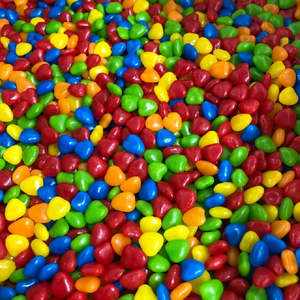 Rainbow Sprinkles: Sweethearts candy lollies Rainbow