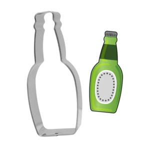 Cocktails Drinks Cookie Cutters: Beer Bottle Cookie Cutter