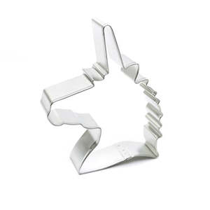 Unicorns Rainbow Cookie Cutters: Unicorn head 4.75 inch cookie cutter