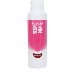 120g Large Gobake Gel Colour paste food colouring Neon Pink