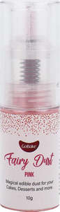 Edible fairy dust pump bottle Pink