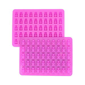 Gummy Silicone Moulds: GUMMY BEAR silicone MOULD set of 2