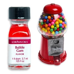 Gummy Candy Making Supplies: Lorann Oils flavouring 1 dram Bubblegum