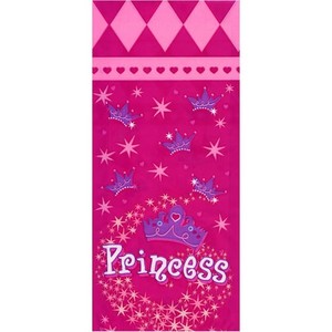 Fun Partyware: RRP $6 NOW $3 Treat bags Pink Princess Crown Tiara PK 20