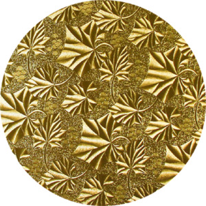 Cake board round GOLD 16 inch
