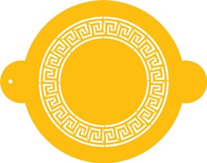Everything Else Stencils: Greek key circle cake top stencil